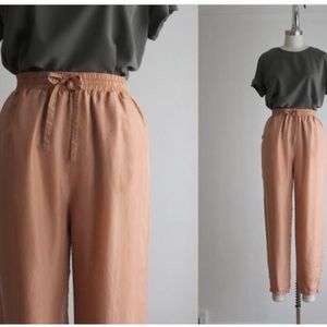 Vintage silk trousers